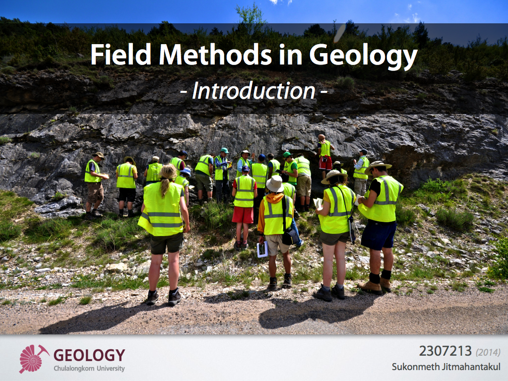 2307216 Field Methods in Geology I Department of Geology